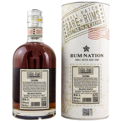 Savanna Traditionel 2006/2022 - Rum Nation `Sherry Finish` 0,7l 56,6%