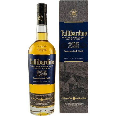 Whisky Tullibardine Highland Single Malt 225 Sauterne Finish 43% 0,70l