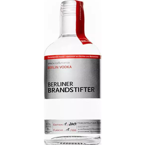 Berlin Vodka - Berliner Brandstifter 43,3% 0,35l Berlin Vodka - Berliner Brandstifter 43,3% 0,35l