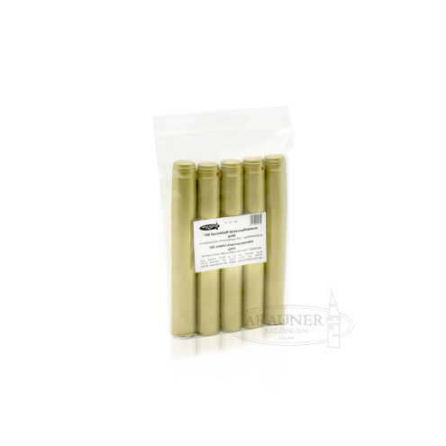 Kunststoff-Schrumpfkapseln gold 1,00St