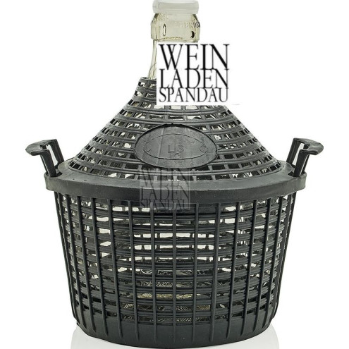 50l Glasballon im Plastikkorb 1,00St