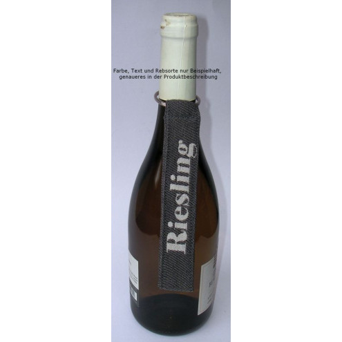 Schlüsselband Anthrazit mit Faschenring 1,00St