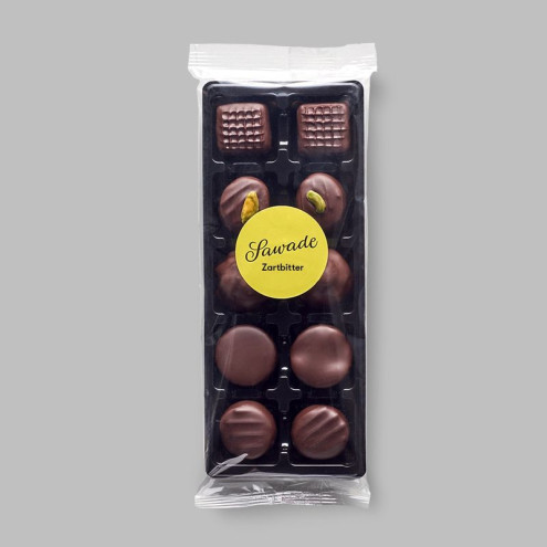 SAWADE Premium Zartbitter-Edelherb - Auslese Pralinen 115g