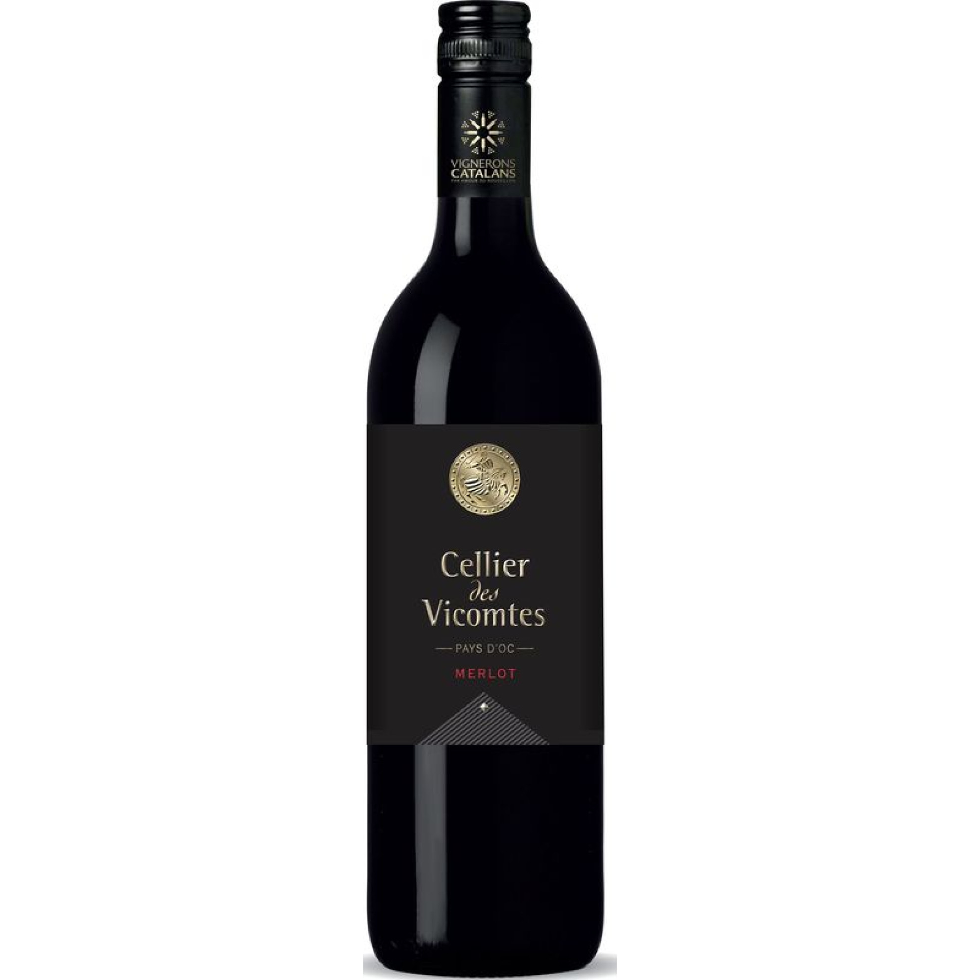 Cellier des Vicomtes Merlot Vin de Pays d`Oc rouge IGP 2015 1,00l Cellier des Vicomtes Merlot Vin de Pays d`Oc rouge IGP 2015 1,00l