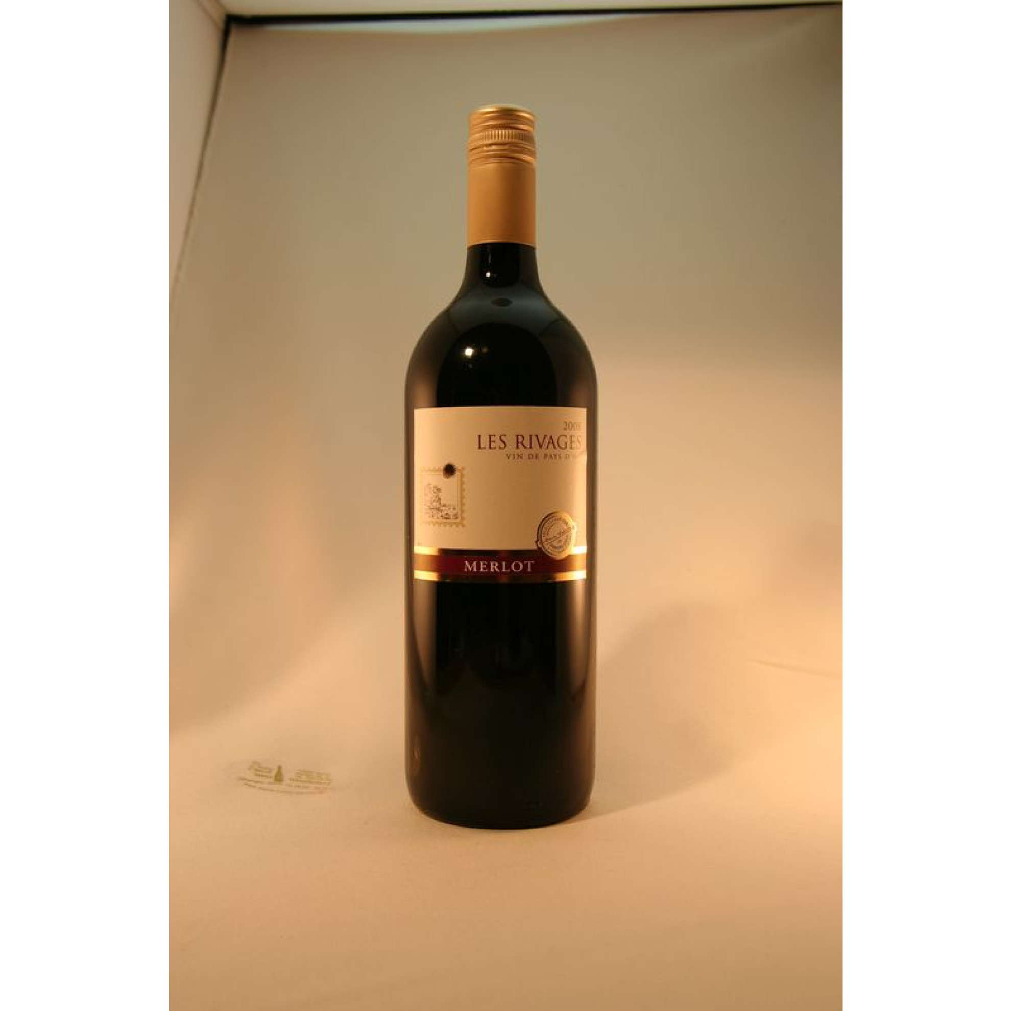 Merlot Les Rivages Vin de Pays d`OC 2014 1,00l Merlot Les Rivages Vin de Pays d`OC 2014 1,00l